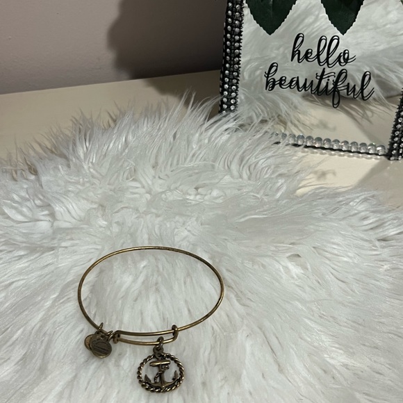 Alex and Ani Anchor with Rope in Rafaelian Gold - Picture 3 of 7